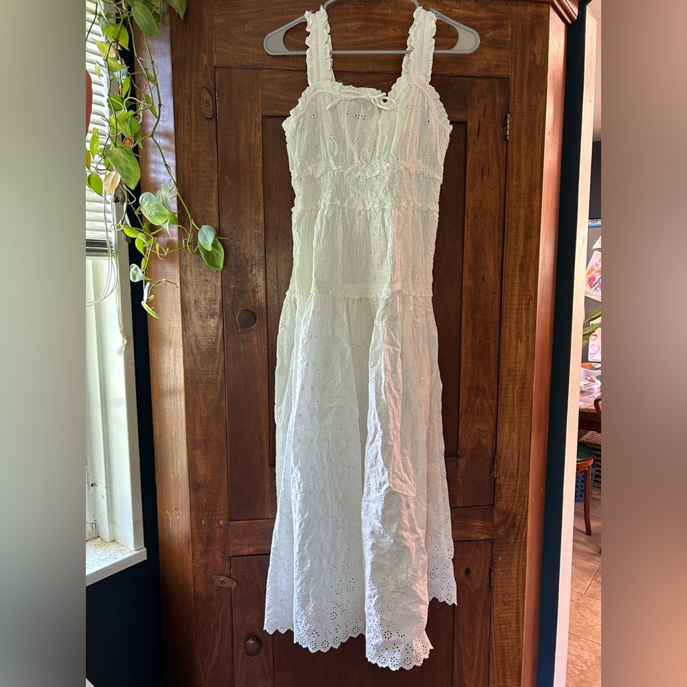 GAP x Doen White Eyelet Dress